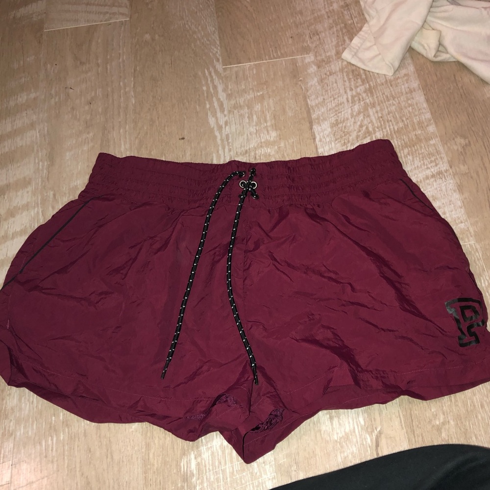 maroon PINK shorts